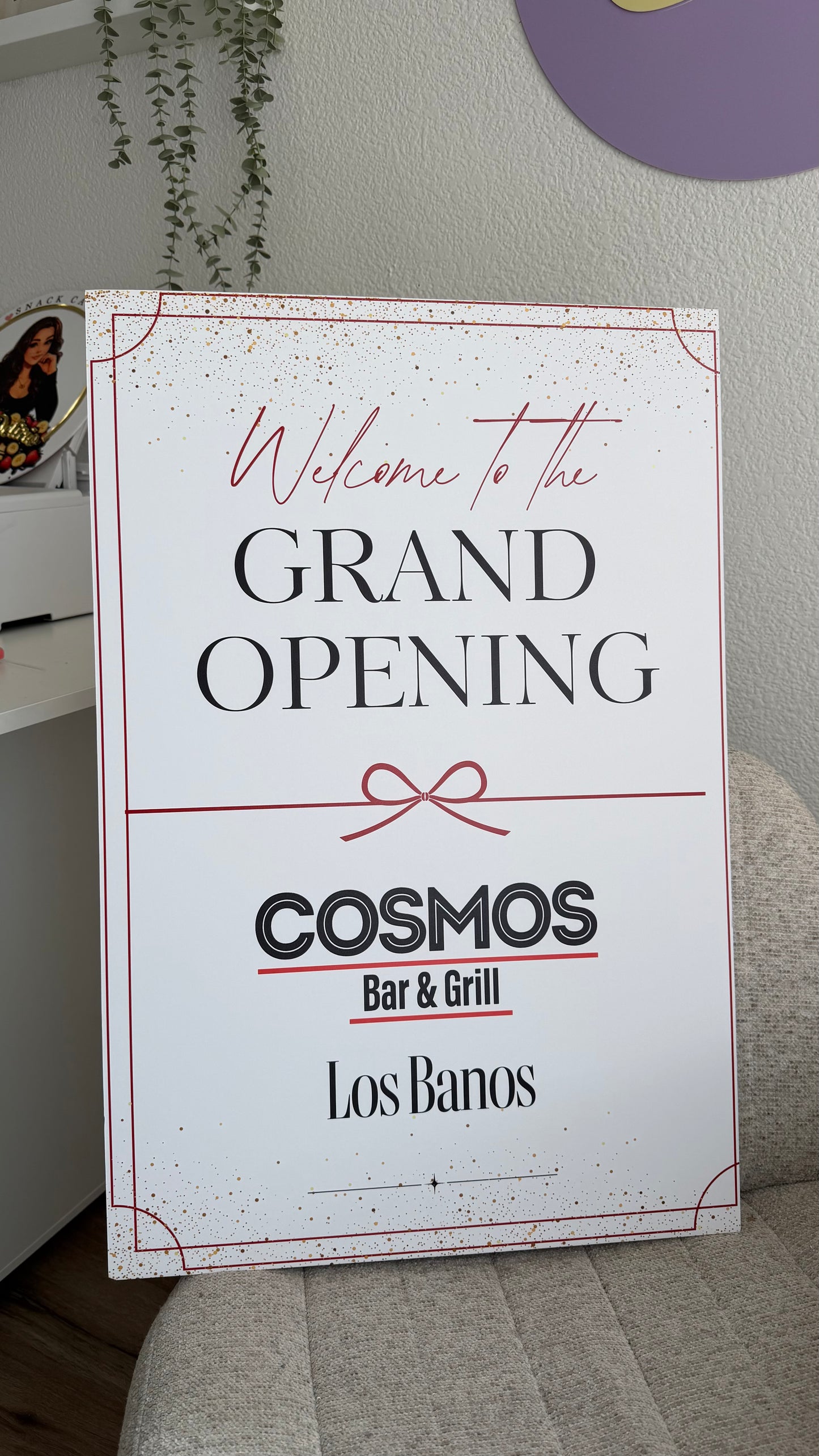 Custom Welcome Sign Foam Board